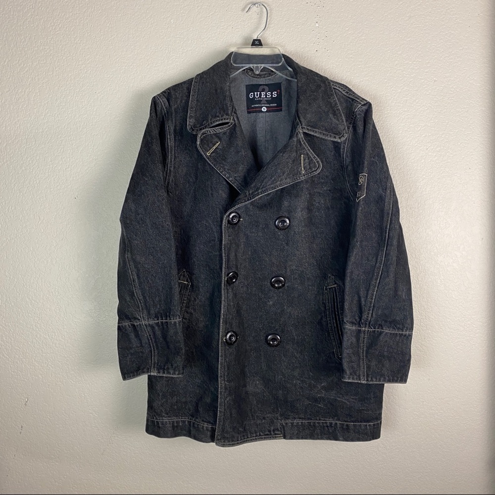 Guess Outerwear Denim Coat Jacket Size Small